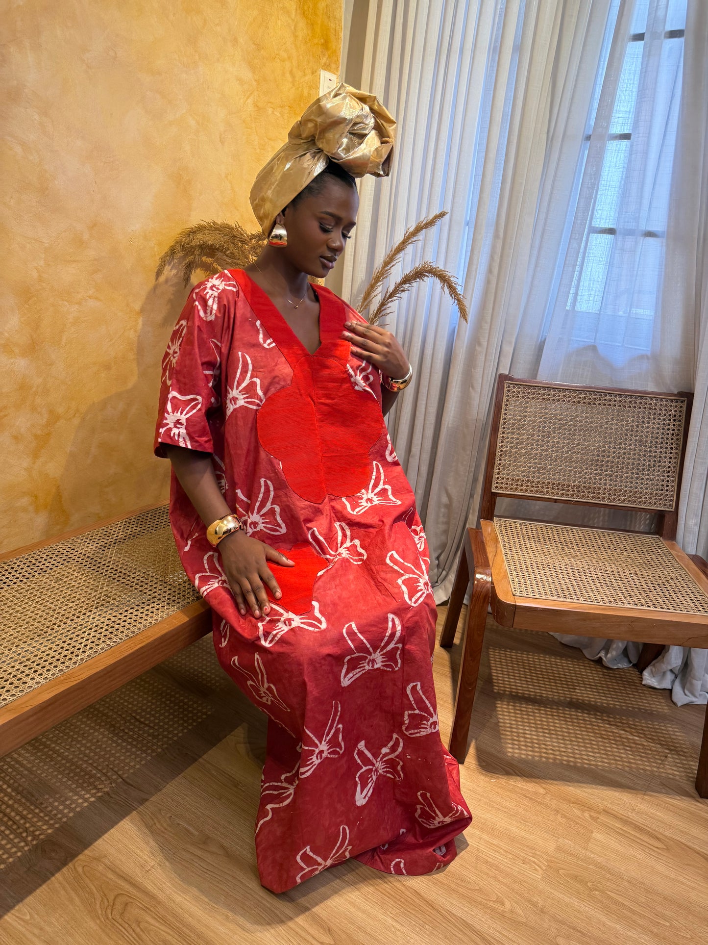 JAIYE BUBU- RED & WHITE