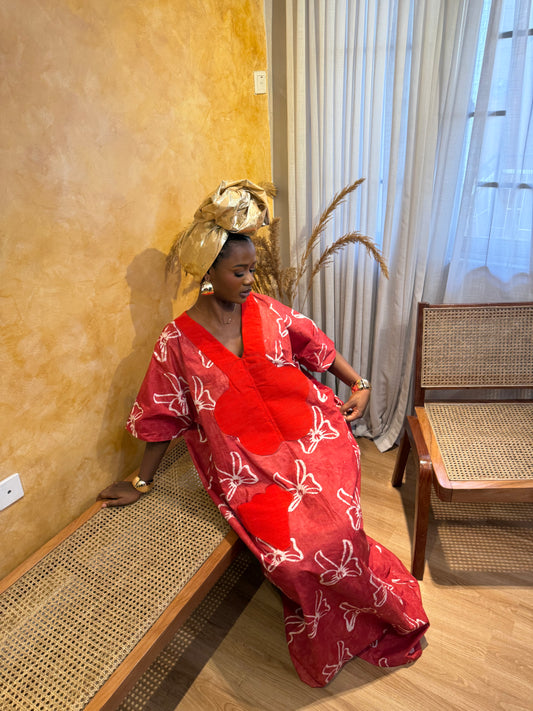 JAIYE BUBU- RED & WHITE